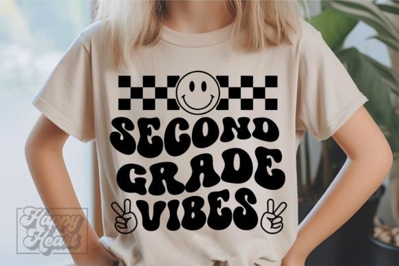 2nd Grade Vibes SVG - Back to School Graphics