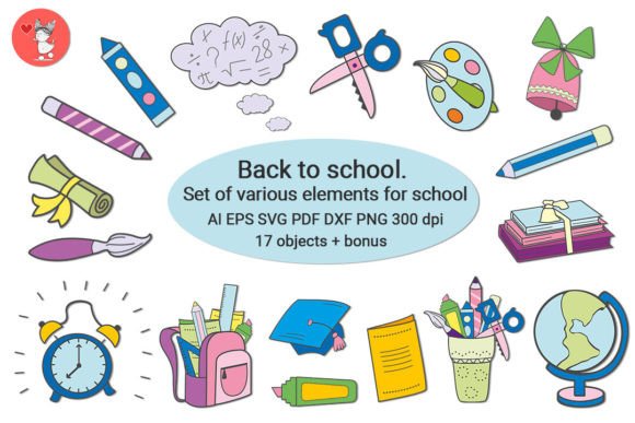 Back to School Graphics for Crafts