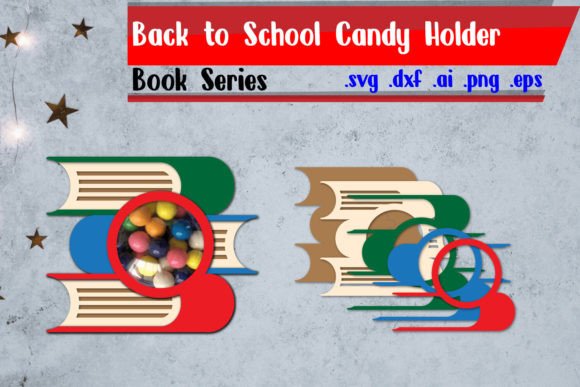 Book Candy Holder Graphics for Creative Publishers