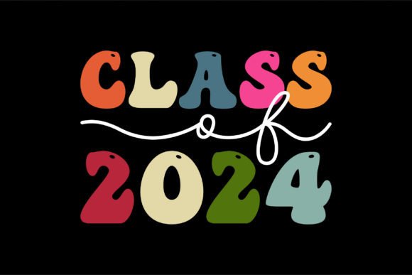 Class of 2024 Graphics for T-Shirt Designs