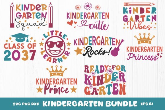 Kindergarten Bundle SVG Back to School