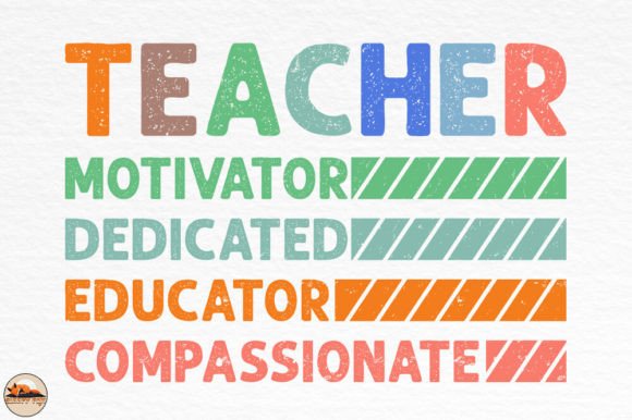Teacher Inspirational Graphics for Crafts and Digital Selling