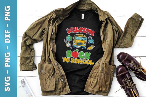 Welcome School Bus Back to School SVG